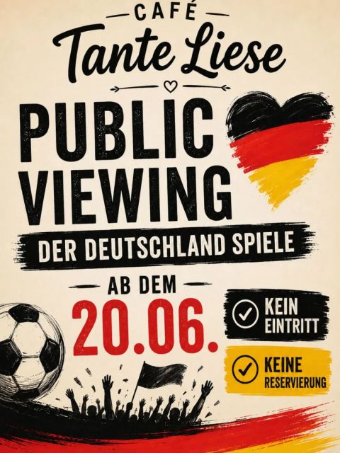 Public Viewing Café Tante Liese